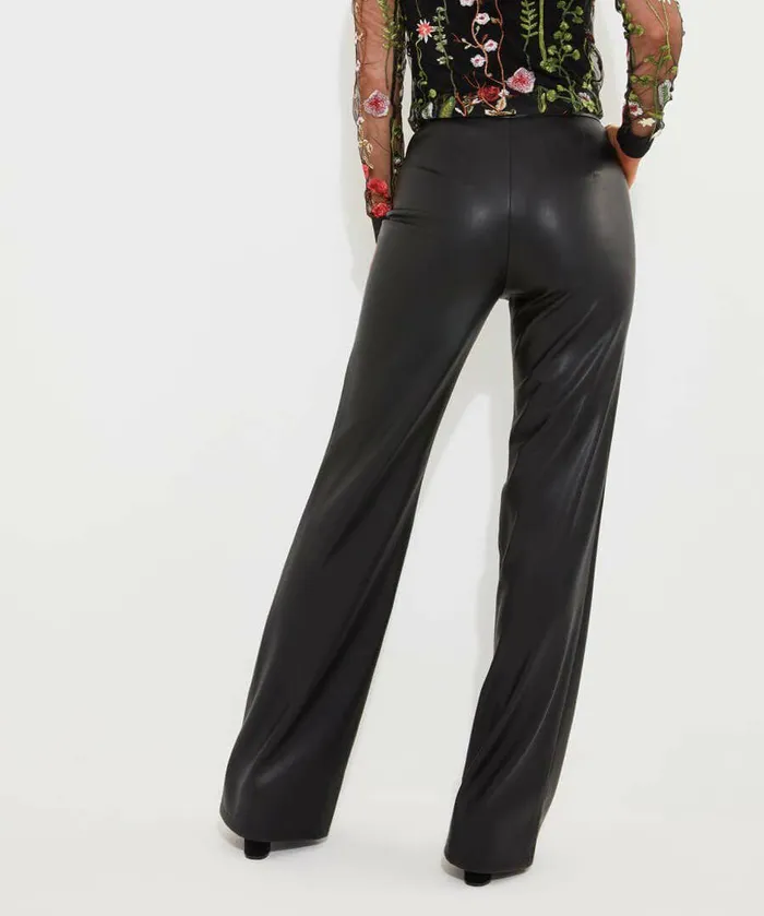 Women Joe Browns Perfect PU Trousers Black