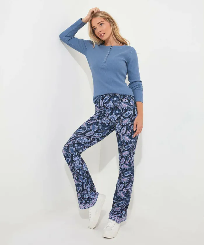 Women Joe Browns Sloe Joes Flared Trousers Blue Women Joe Browns Sloe Joes Flared Trousers Blue