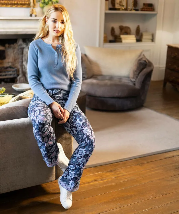 Women Joe Browns Sloe Joes Flared Trousers Blue Women Joe Browns Sloe Joes Flared Trousers Blue