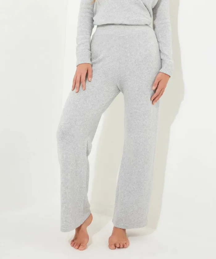 Women Joe Browns Sloe Joes Wide Leg Knitted Trousers Grey Women Joe Browns Sloe Joes Wide Leg Knitted Trousers Grey