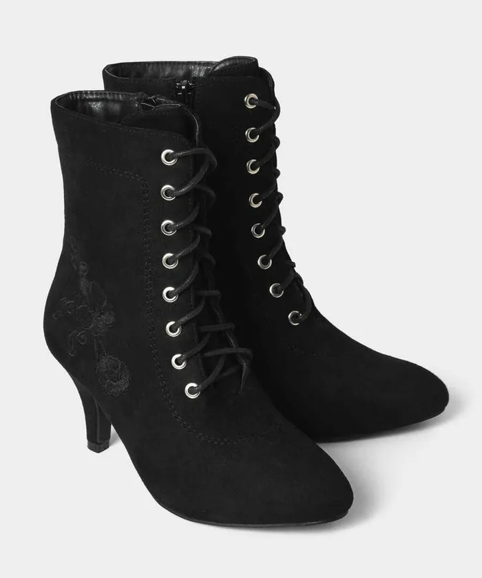 Women Joe Browns So Enchanting Embroidered Boots Black Women Joe Browns So Enchanting Embroidered Boots Black
