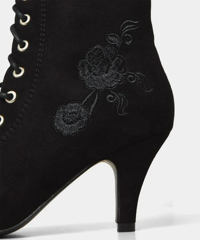 Women Joe Browns So Enchanting Embroidered Boots Black Women Joe Browns So Enchanting Embroidered Boots Black