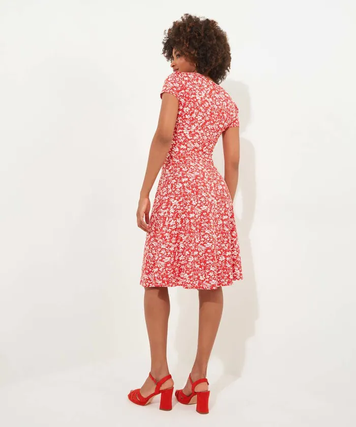 Women Joe Browns Step Into Spring Jersey Dress Red Women Joe Browns Step Into Spring Jersey Dress Red