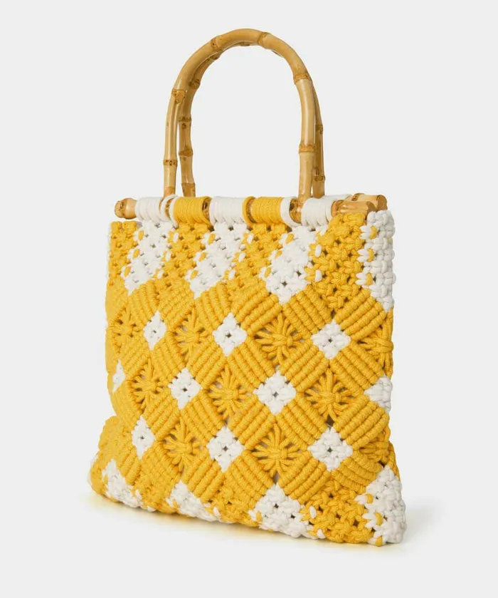 Women Joe Browns Summer Kiss Macrame Bag Yellow Women Joe Browns Summer Kiss Macrame Bag Yellow