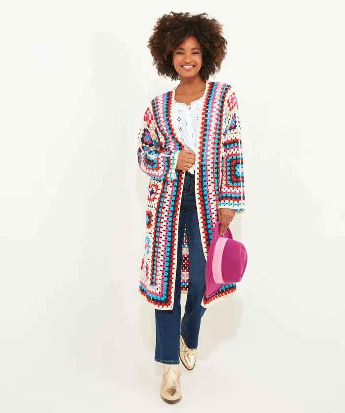 Women Joe Browns Valentina Crochet Cardigan Multi