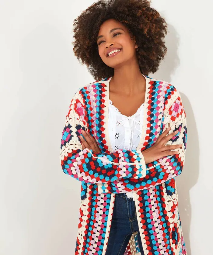 Women Joe Browns Valentina Crochet Cardigan Multi