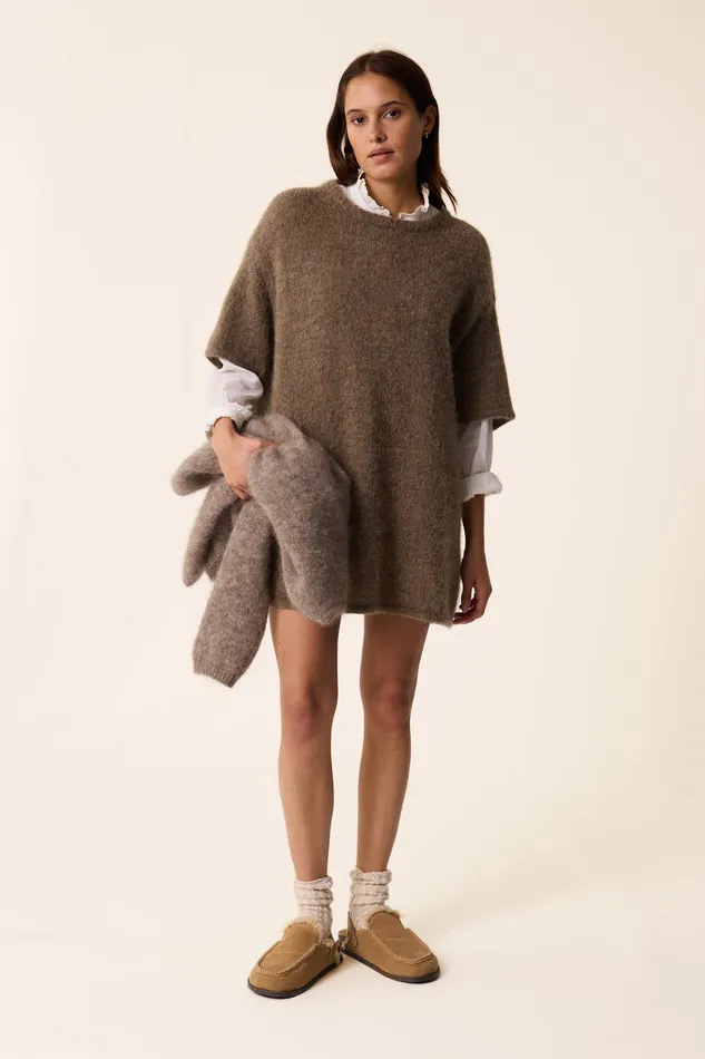 Women Jumper Anatole Galet Pull Alpaga Superfine Gris Des Petits Hauts Jumpers and Cardigans Women Jumper Anatole Galet Pull Alpaga Superfine Gris Des Petits Hauts Jumpers and Cardigans