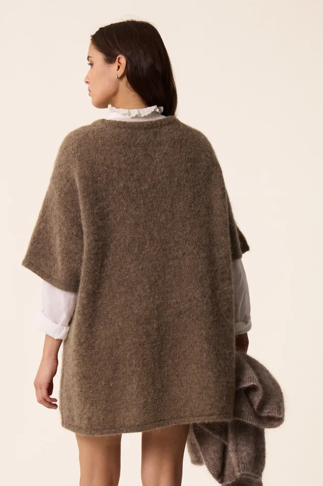 Women Jumper Anatole Galet Pull Alpaga Superfine Gris Des Petits Hauts Jumpers and Cardigans