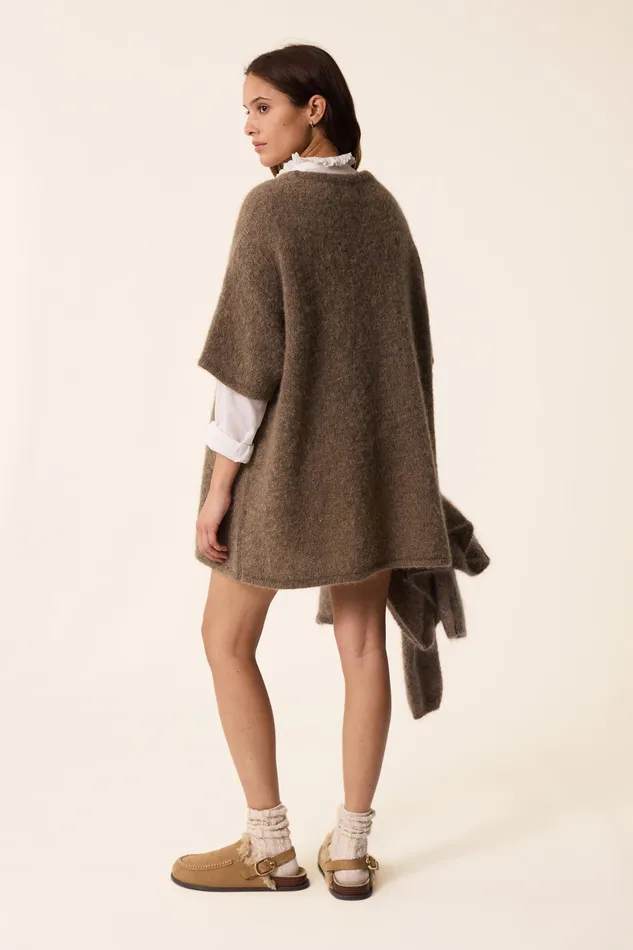 Women Jumper Anatole Galet Pull Alpaga Superfine Gris Des Petits Hauts Jumpers and Cardigans