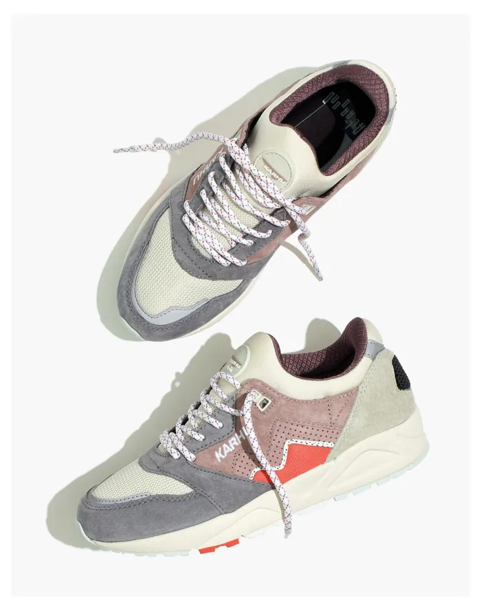Women Karhu Unisex Suede Aria 95 Trainer Sneaker In Vetiver Frost Gray Madewell Sneakers