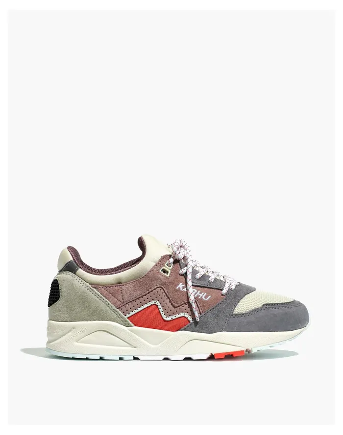 Women Karhu Unisex Suede Aria 95 Trainer Sneaker In Vetiver Frost Gray Madewell Sneakers Women Karhu Unisex Suede Aria 95 Trainer Sneaker In Vetiver Frost Gray Madewell Sneakers
