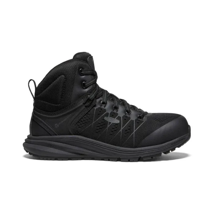 Women KEEN Boots Black Work Sneakers 8211 Vista Energy Mid Int Met