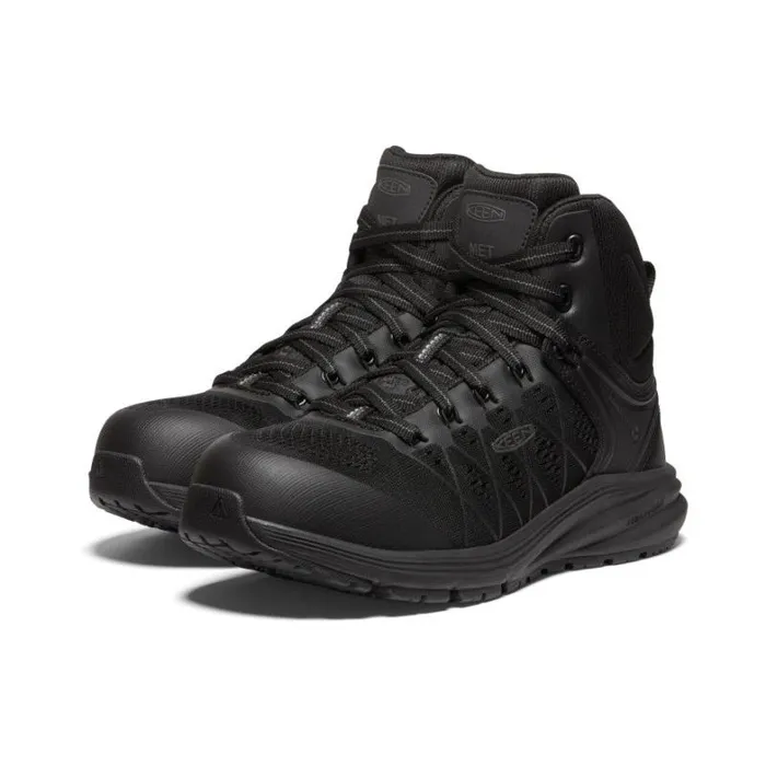 Women KEEN Boots Black Work Sneakers 8211 Vista Energy Mid Int Met Women KEEN Boots Black Work Sneakers 8211 Vista Energy Mid Int Met
