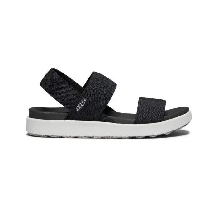Women KEEN Casual Black Stretch Sandals 8211 Elle Backstrap