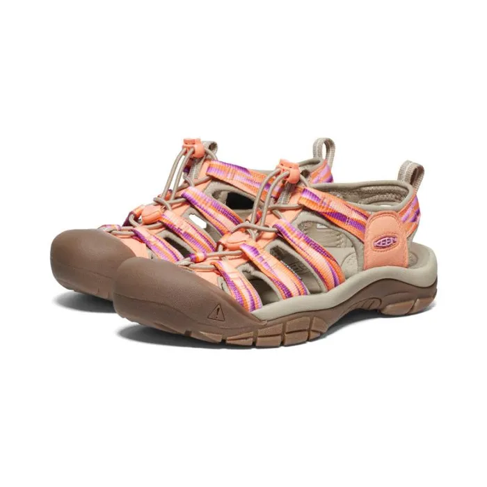Women KEEN Casual Newport H2 Papaya PunchPrism Closed Toe Sandal Women KEEN Casual Newport H2 Papaya PunchPrism Closed Toe Sandal