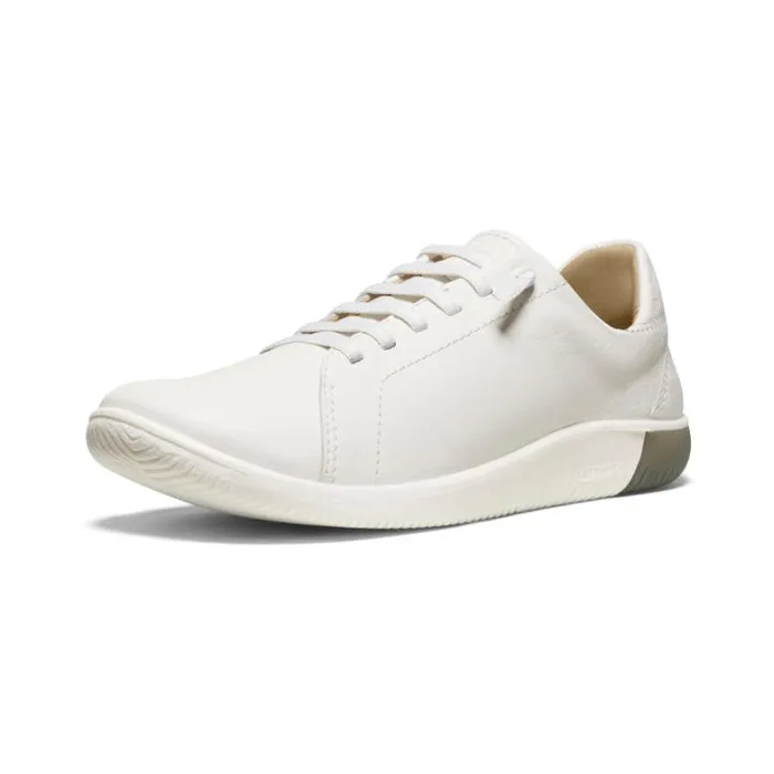 Women KEEN Casual White Leather Sneakers 8211 KNX Lace Women KEEN Casual White Leather Sneakers 8211 KNX Lace