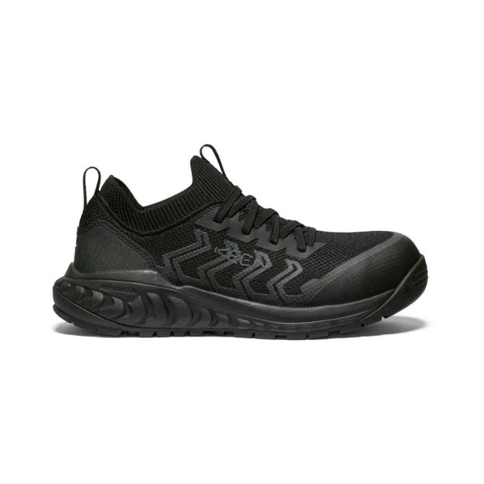 Women KEEN Shoes Arvada Shift CarbonFiber Toe BlackMagnet Work Slipon