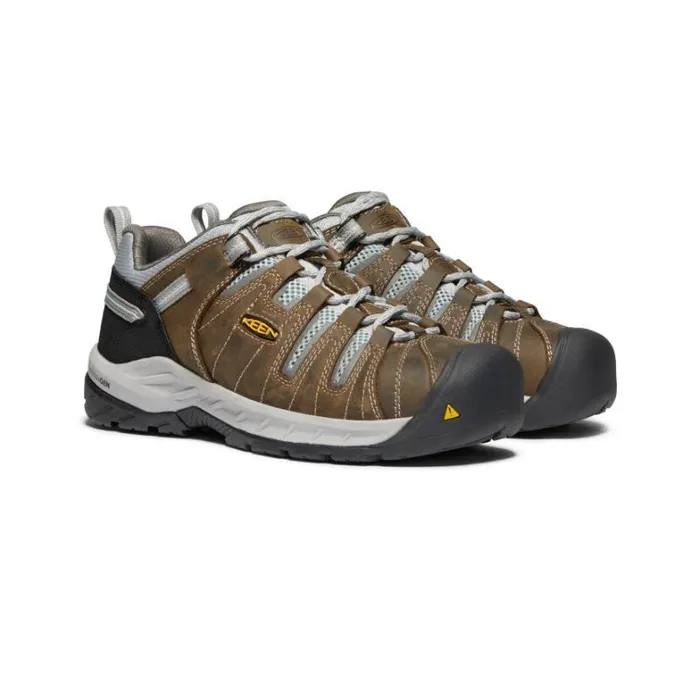 Women KEEN Shoes Flint II Steel Toe Cascade BrownSurf Spray Women KEEN Shoes Flint II Steel Toe Cascade BrownSurf Spray