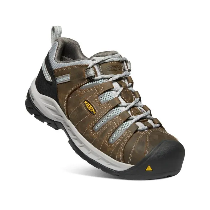 Women KEEN Shoes Flint II Steel Toe Cascade BrownSurf Spray Women KEEN Shoes Flint II Steel Toe Cascade BrownSurf Spray