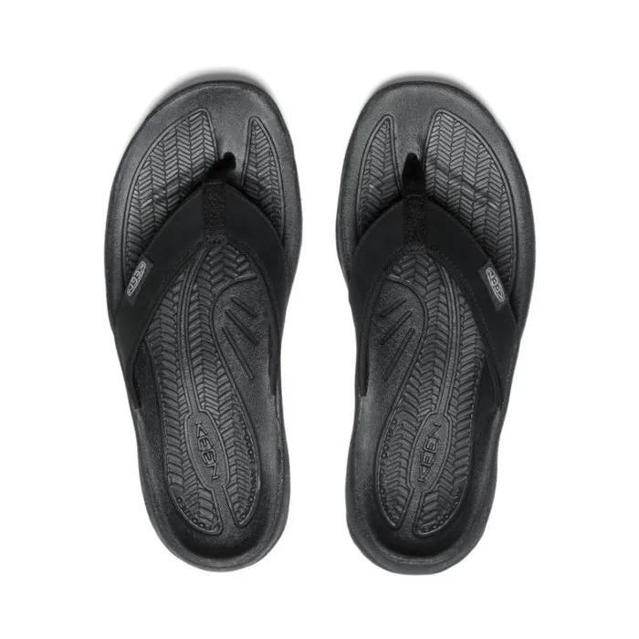 Women KEEN SlipOns Kona Flip BlackVapor Leather FlipFlop Women KEEN SlipOns Kona Flip BlackVapor Leather FlipFlop