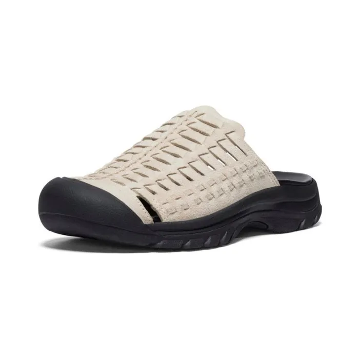 Women KEEN SlipOns San Juan II BirchBlack Leather Sandal Women KEEN SlipOns San Juan II BirchBlack Leather Sandal
