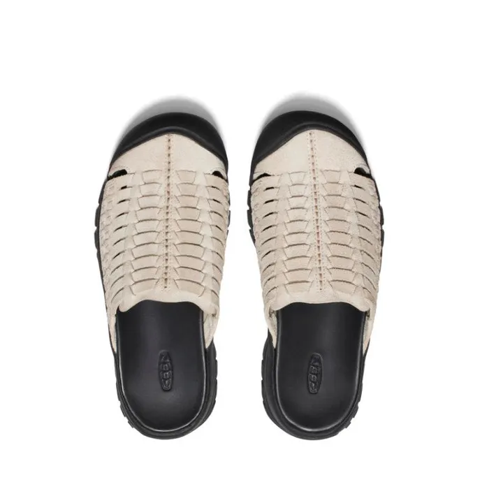 Women KEEN SlipOns San Juan II BirchBlack Leather Sandal Women KEEN SlipOns San Juan II BirchBlack Leather Sandal