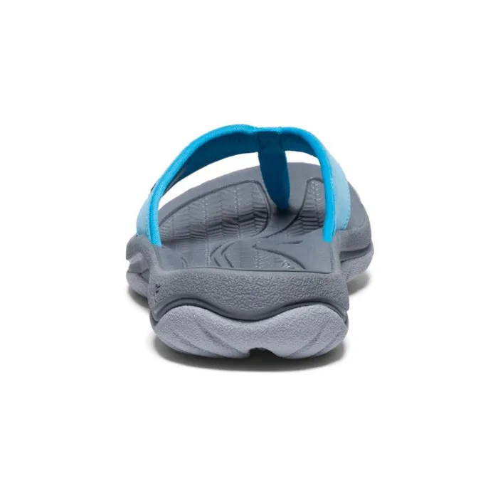 Women KEEN Water Kona Flip Blue AtollBlue Danube Leather FlipFlop Women KEEN Water Kona Flip Blue AtollBlue Danube Leather FlipFlop
