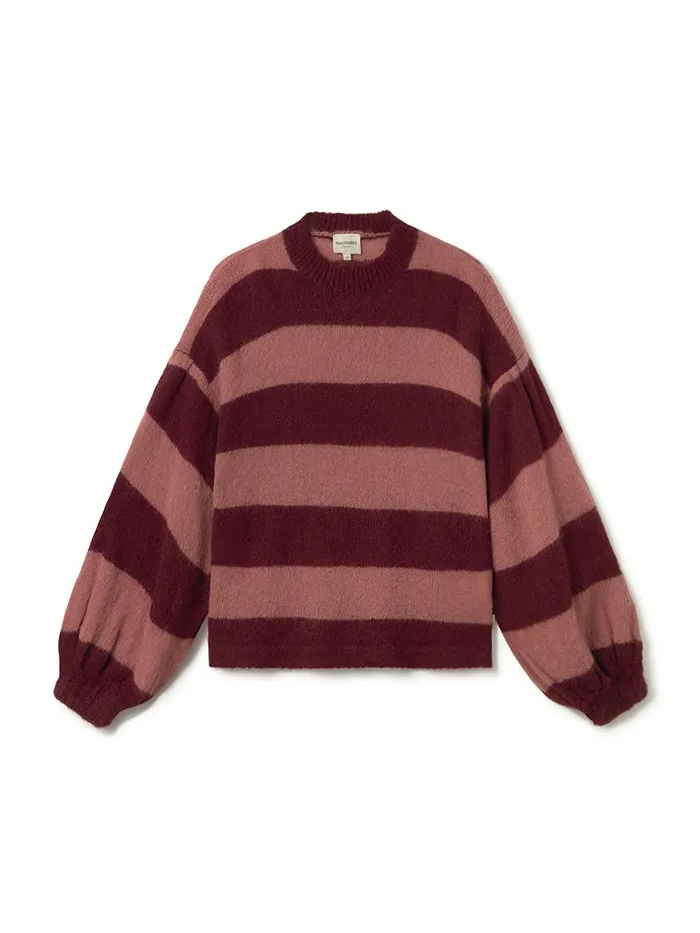 Women Knits Women 8211 Inishmurray 8211 Dusty CherryCoral TWOTHIRDS Knits