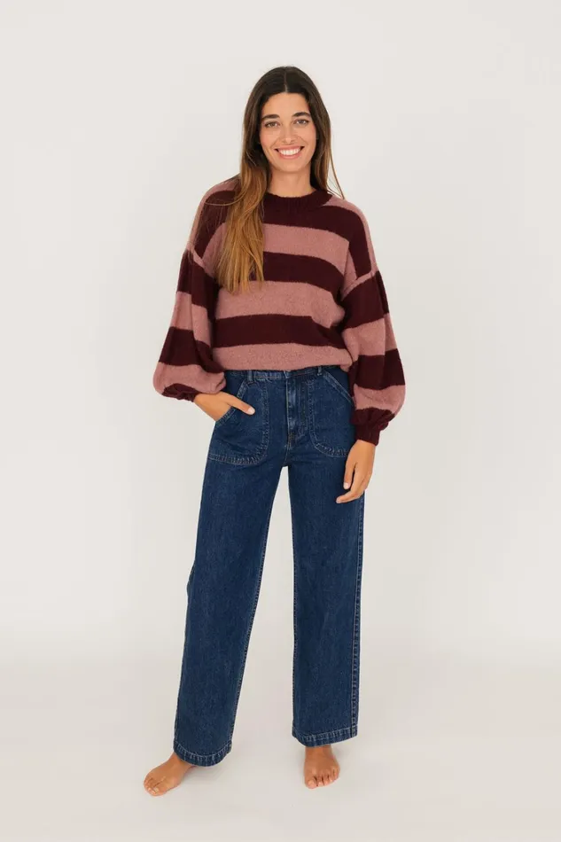 Women Knits Women 8211 Inishmurray 8211 Dusty CherryCoral TWOTHIRDS Knits