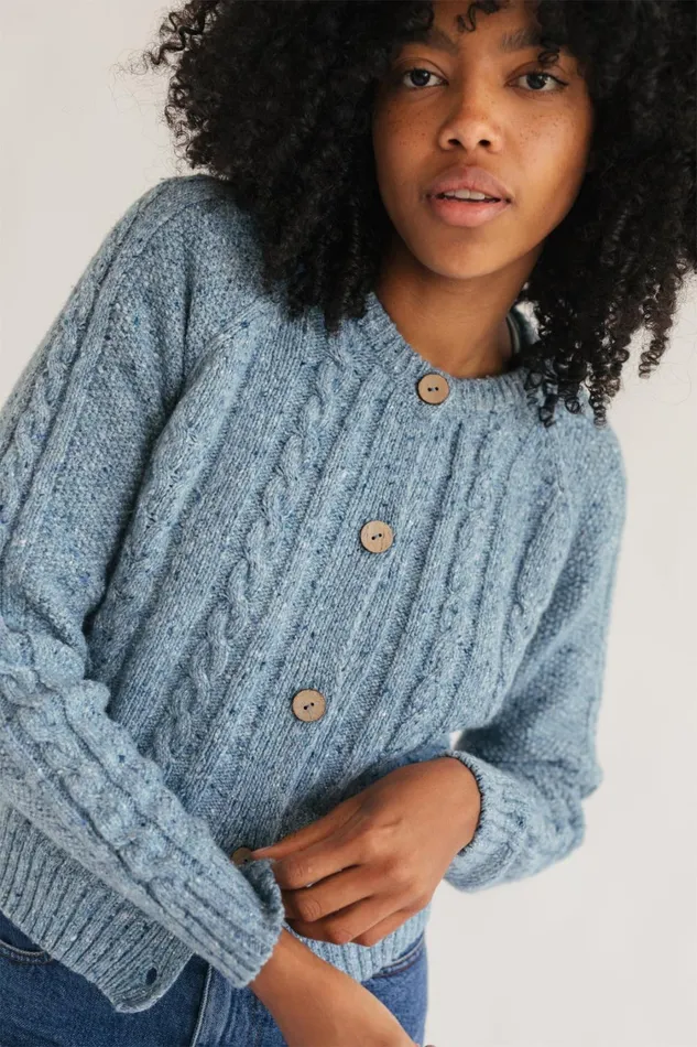 Women Knits Women 8211 Taborcillo 8211 Misty Blue TWOTHIRDS Knits