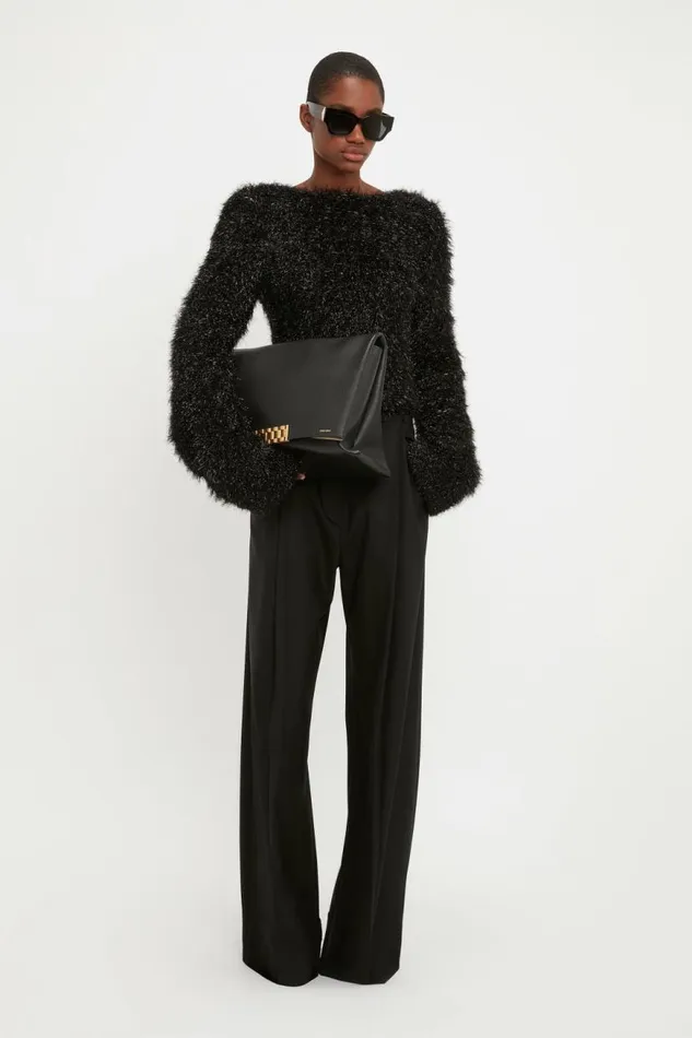 Women Knitwear Victoria Beckham Open Back Jumper In Black