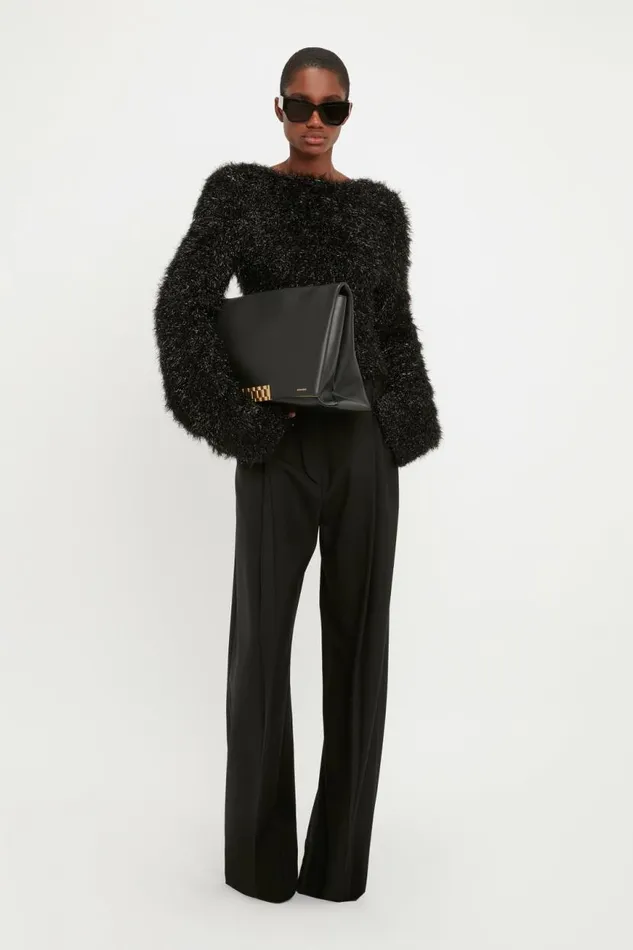 Women Knitwear Victoria Beckham Open Back Jumper In Black