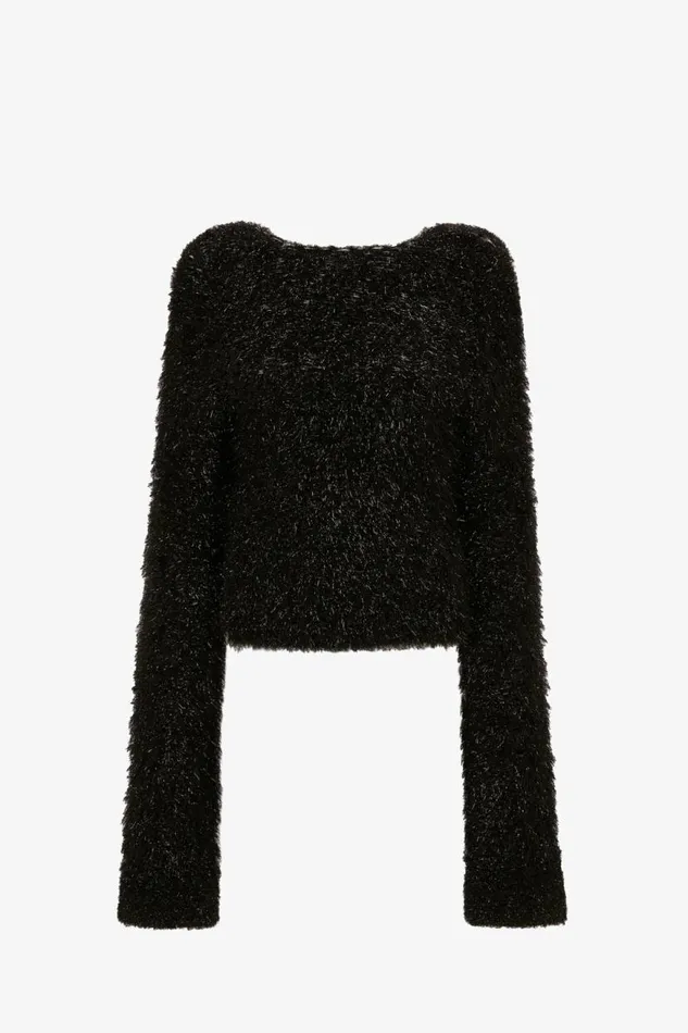 Women Knitwear Victoria Beckham Open Back Jumper In Black