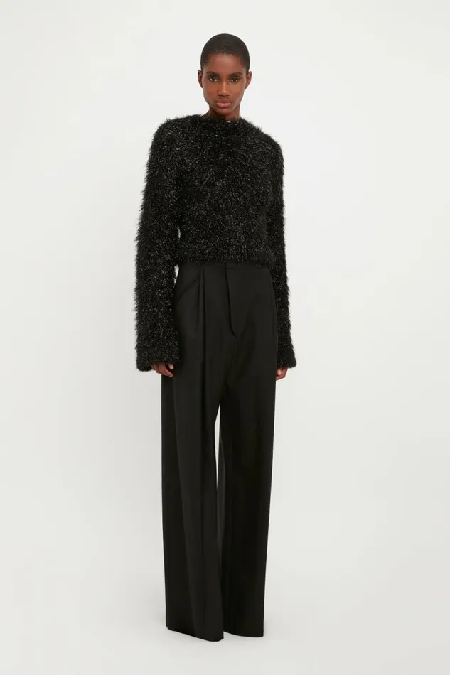 Women Knitwear Victoria Beckham Open Back Jumper In Black