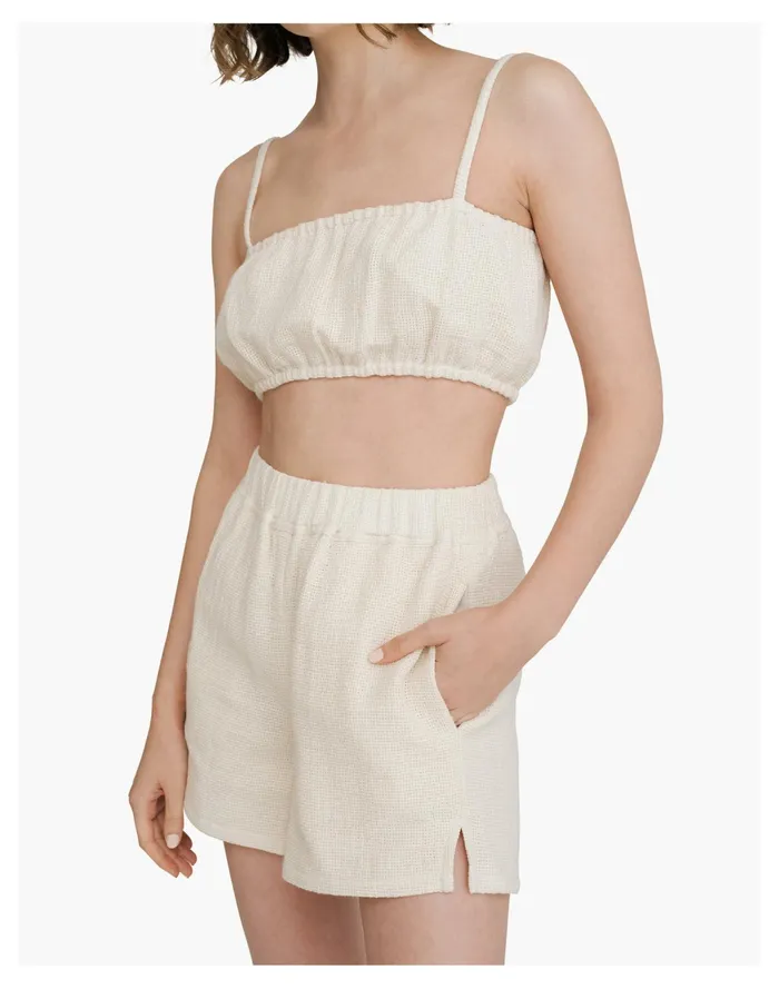 Women LAUDE The Label Everyday Short Natural Madewell Shorts