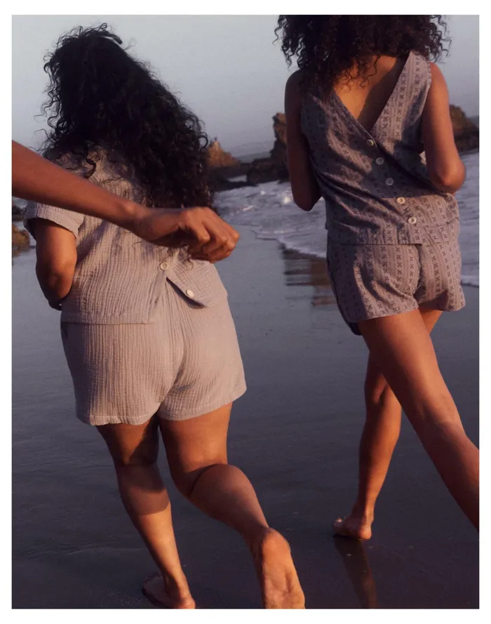 Women Lightspun Easy Pull On Shorts Faded Lavender Madewell Shorts Women Lightspun Easy Pull On Shorts Faded Lavender Madewell Shorts