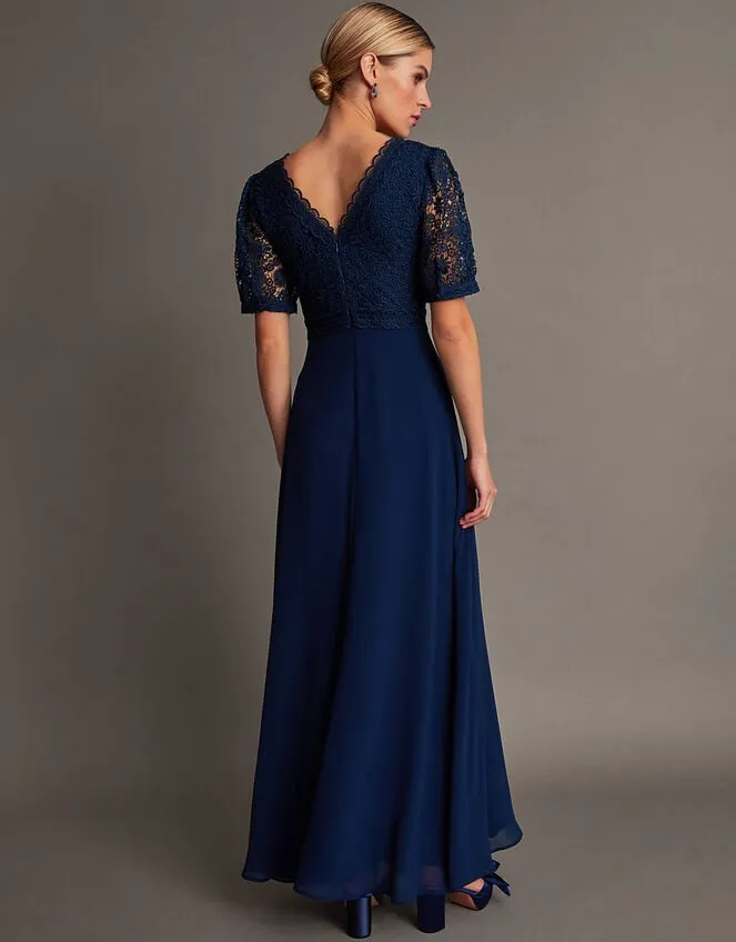 Women Lilibet Lace Maxi Dress Blue Monsoon Occasionwear