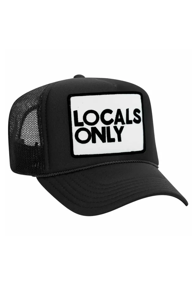 Women LOCALS ONLY VINTAGE TRUCKER HAT Aviator Nation TruckerHats