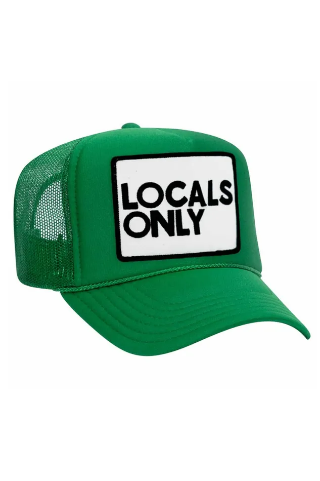 Women LOCALS ONLY VINTAGE TRUCKER HAT Aviator Nation TruckerHats Women LOCALS ONLY VINTAGE TRUCKER HAT Aviator Nation TruckerHats