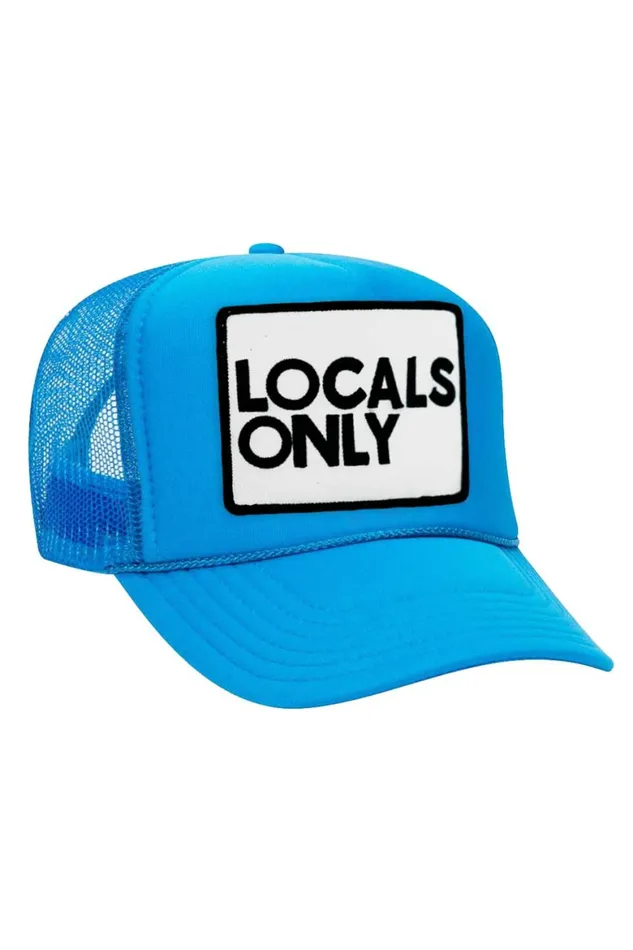 Women LOCALS ONLY VINTAGE TRUCKER HAT Aviator Nation TruckerHats Women LOCALS ONLY VINTAGE TRUCKER HAT Aviator Nation TruckerHats
