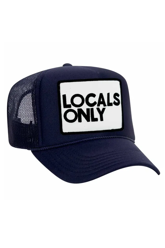 Women LOCALS ONLY VINTAGE TRUCKER HAT Aviator Nation TruckerHats Women LOCALS ONLY VINTAGE TRUCKER HAT Aviator Nation TruckerHats