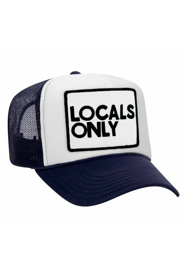 Women LOCALS ONLY VINTAGE TRUCKER HAT Aviator Nation TruckerHats Women LOCALS ONLY VINTAGE TRUCKER HAT Aviator Nation TruckerHats