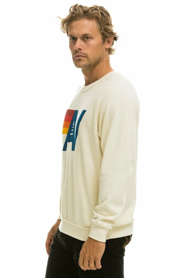 Women LOGO SWEATSHIRT 8211 VINTAGE WHITE Aviator Nation UnisexCrewSweatshirt Women LOGO SWEATSHIRT 8211 VINTAGE WHITE Aviator Nation UnisexCrewSweatshirt