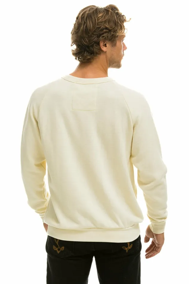 Women LOGO SWEATSHIRT 8211 VINTAGE WHITE Aviator Nation UnisexCrewSweatshirt Women LOGO SWEATSHIRT 8211 VINTAGE WHITE Aviator Nation UnisexCrewSweatshirt