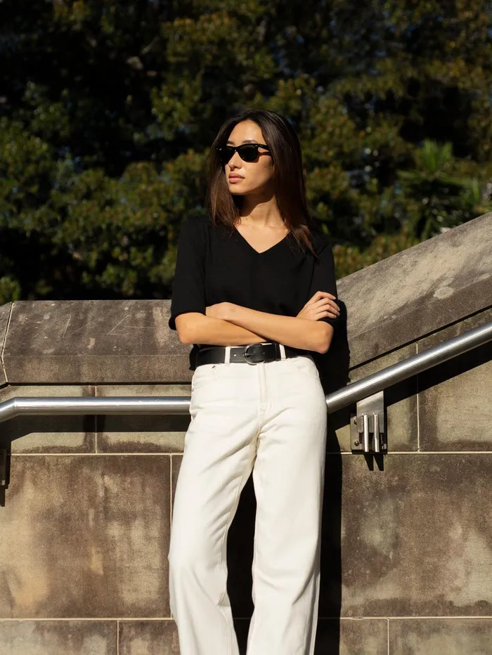 Women Marle 8211 Kendall Cashmere Top In Black The UNDONE Tops