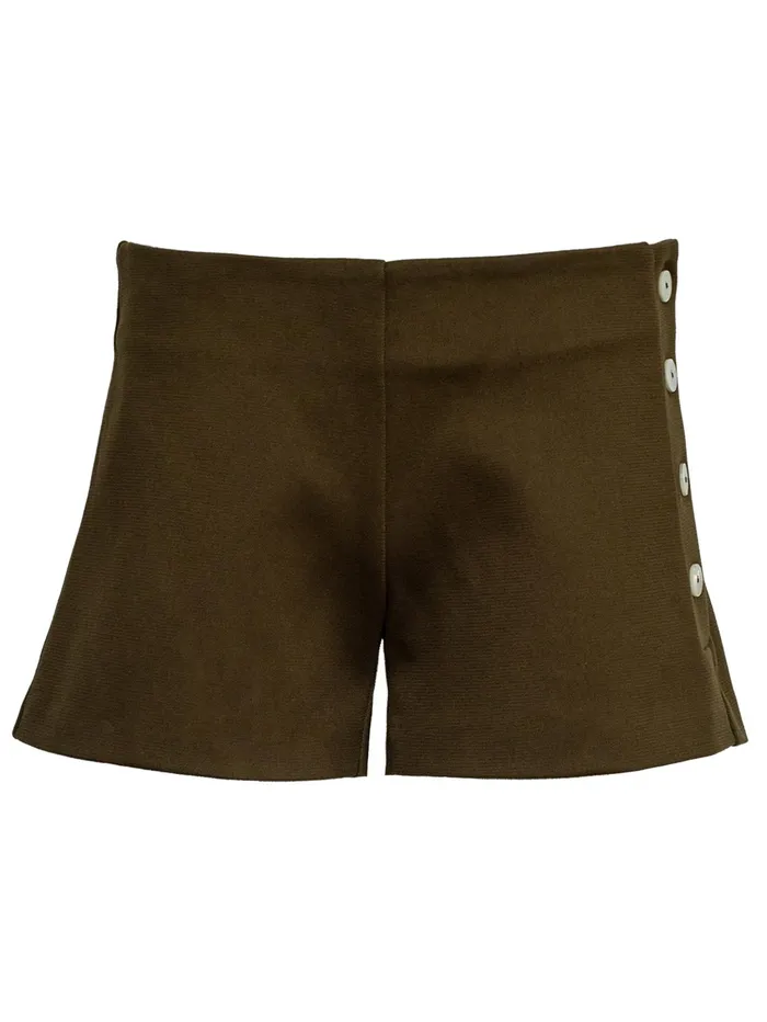 Women Matin 8211 Sant Elm Short In Khaki The UNDONE Shorts