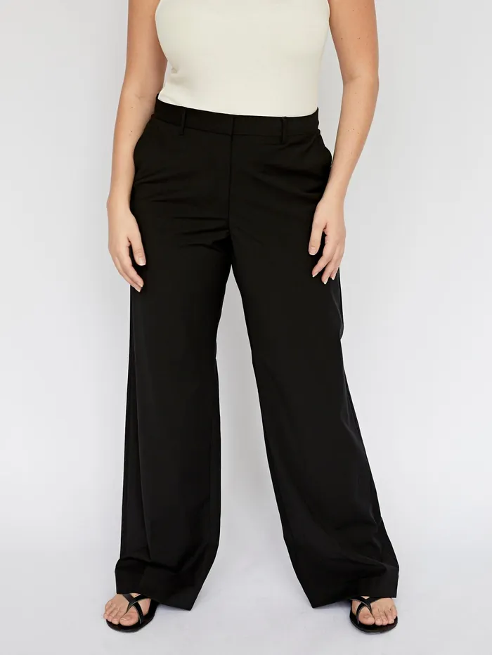 Women Matteau 8211 Black Relaxed Tailored Trouser The UNDONE Pants