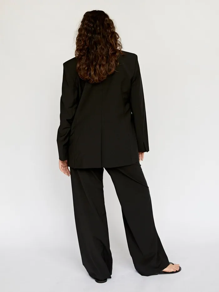 Women Matteau 8211 Black Relaxed Tailored Trouser The UNDONE Pants