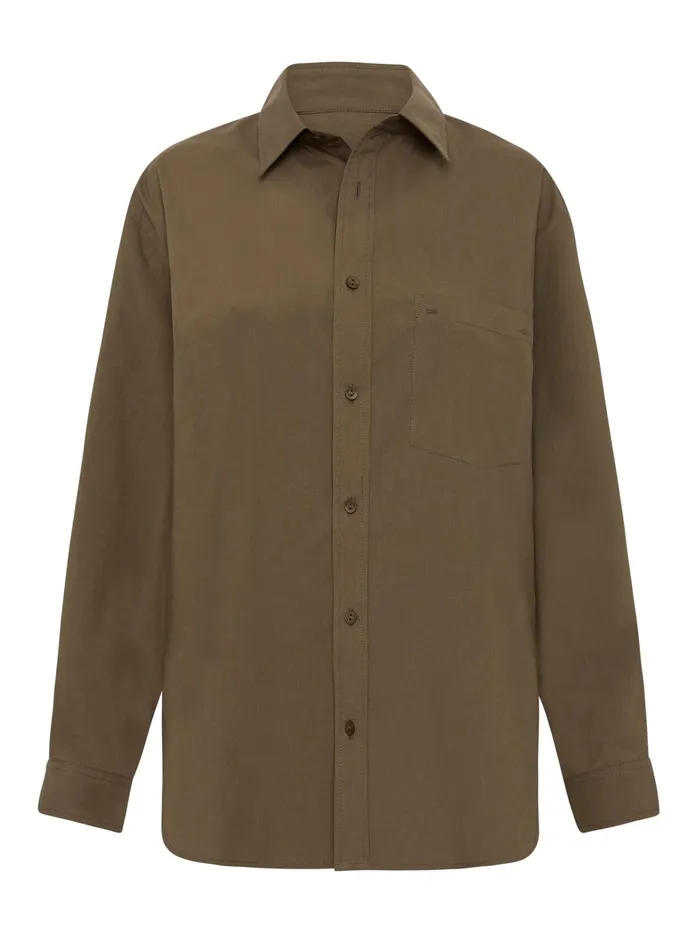 Women Matteau 8211 Relaxed Shirt In Olive The UNDONE Tops