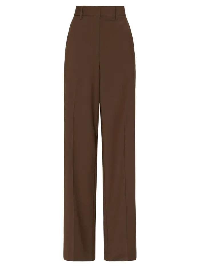 Women Matteau 8211 Relaxed Tailored Trouser In Coffee The UNDONE Pants